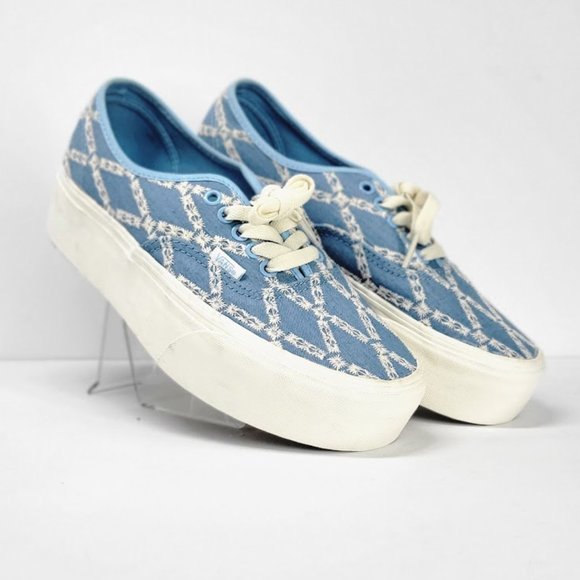 VANS authentic print stackform sneaker Sz 9 NEW - Picture 1 of 8